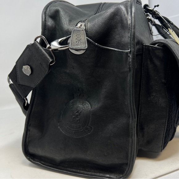 Coogi NWT Limited Edition (026 of 100) Black Leather Weekender Bag. - Picture 11 of 16